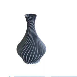 Vaso Espiral 18 cm — Cinza