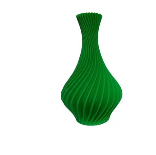 Vaso Espiral 18 cm — Verde